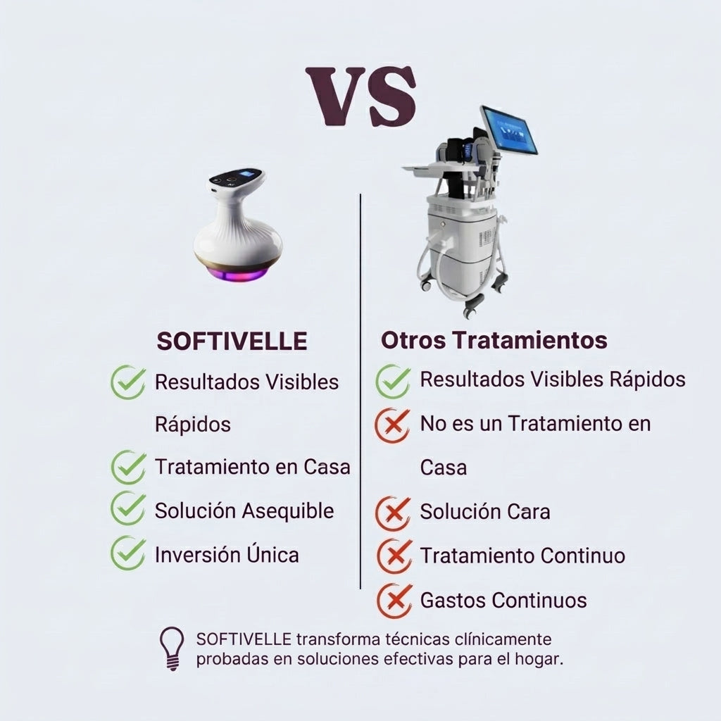 Comparación entre Softivelle y otros tratamientos